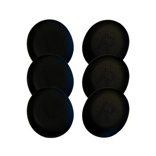 6pc Jabra Ear Cushions For Evolve2 40/65 Black