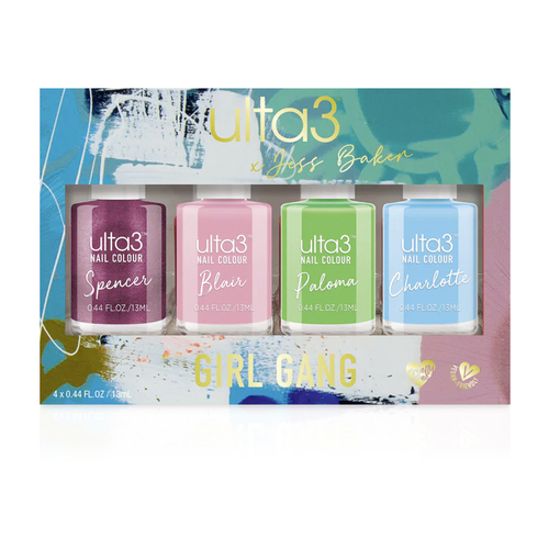 4pc Fleurique Ulta3 Seasonal Colours Nail Gift Set Girl Gang