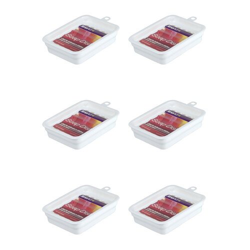 Homeleisure Plastic Bathroom/Shower Caddy White 