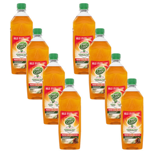 8PK Pine O Cleen Disinfectant Anti-Bacterial Pine 500ml