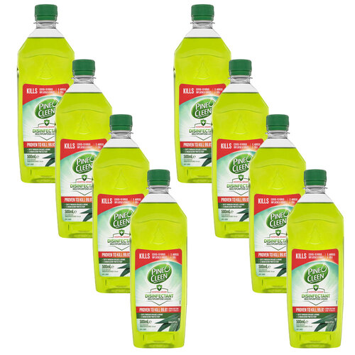 8PK Pine O Cleen Disinfectant Anti-Bacterial Eucalyptus 500ml