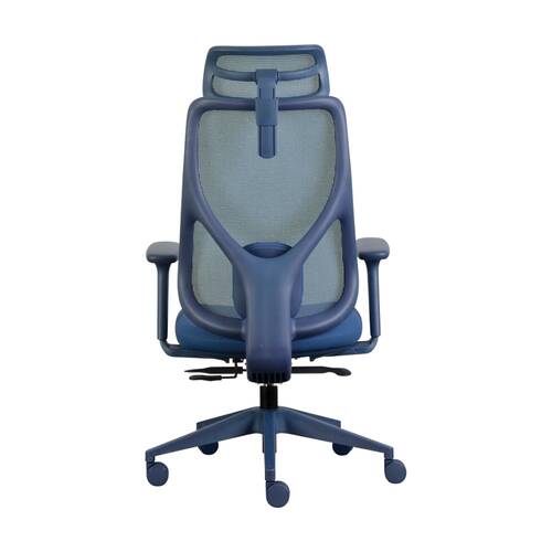 Mondo Scout Chair Ergonomic Office Work W/ Mesh Back & Lumbar Support Navy