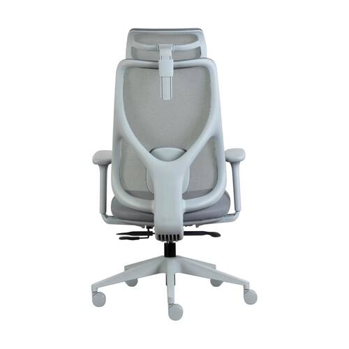 Mondo Scout Chair Ergonomic Office Work W/ Mesh Back & Lumbar Support Grey