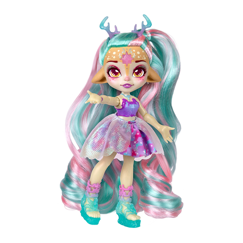 Magic Mixies Pixlings S2 Galaxy Hair Doll Deerlee Playset Kids Toy 5y+