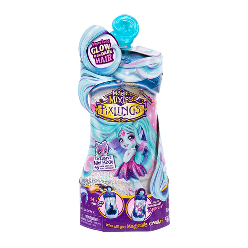 Magic Mixies Pixlings S2 Galaxy Hair Doll Flyt Playset Kids Toy 5y+