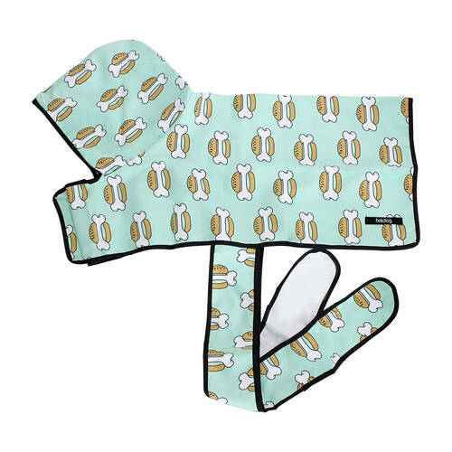Annabel Trends Hot Dog Beach Hoodie Towel Bone Burger Medium