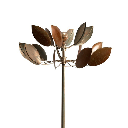 Waratah Windmill Outdoor Ornament Yard/Patio Garden Decor Champagne/Bronze