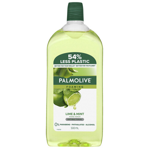 Palmolive 500ml Foaming Hand Wash Antibacterial Refill Lime & Mint