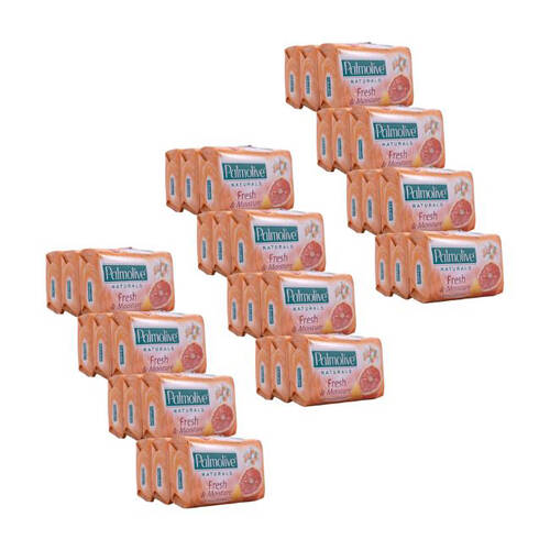 12x 3pc Palmolive Naturals Fresh & Moisture w/ Citrus Cream Soap Bar 80g