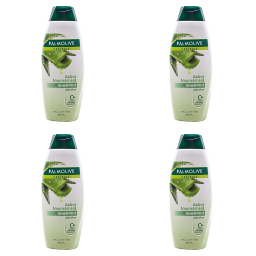 4PK Palmolive Naturals 350ml Shampoo Active Nourishment