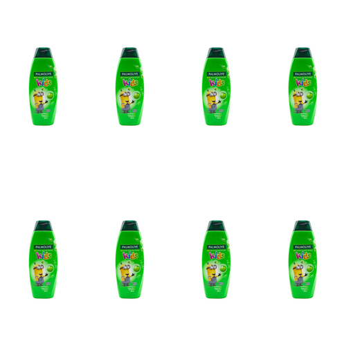 8PK Palmolive Kids 3in1 Shampoo/Conditioner/Body Wash 350ml Happy Apple
