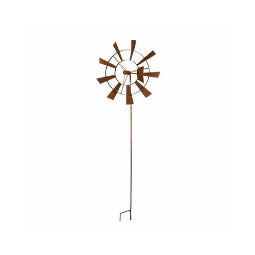 A.FRESCO Metal Wind Spinner Aussie Garden Decor 56x183cm - Rust