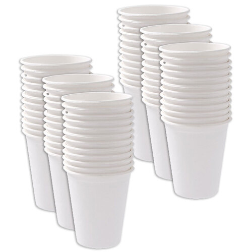 6x 12PK Lemon & Lime Earthie Sugarcane Cups 250ml White