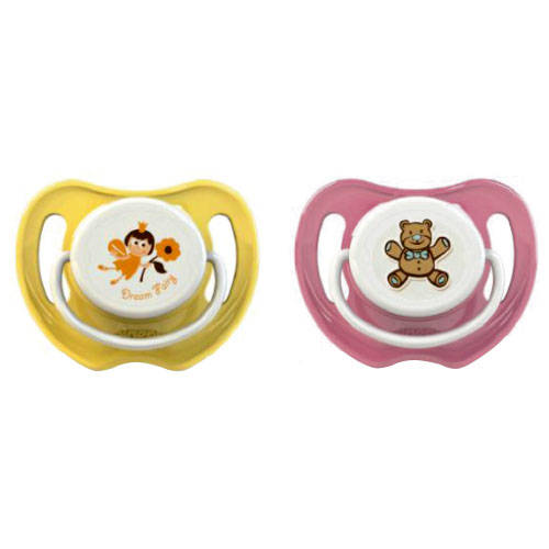 Pigeon Dummy Calming Soother Twin Pack - Medium - Dream Fairy/Bear