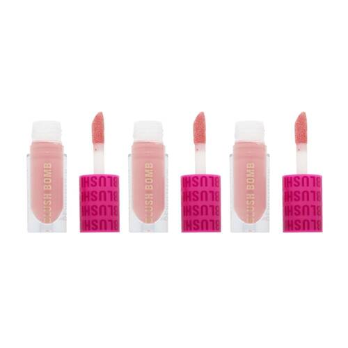 3PK Revolution 4.6ml Blush Bomb Cream Blusher Dolly Rose Beauty Makeup