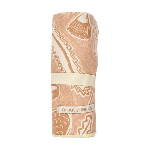 Annabel Trends Sand Free Compact Beach Towel 160x80cm Trailing Natives