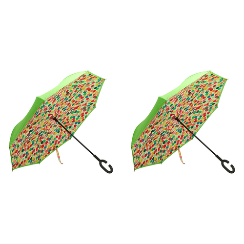 2PK Annabel Trends Reverse Umbrella Inverted 81x10cm - Confetti
