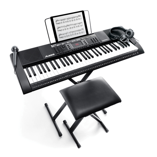 Alesis Harmony 61-Key Portable Keyboard w/ Accesssories