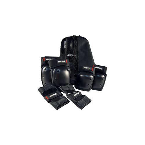 Berg Plastic/Foam Protection Set Knee/Elbow/Wrist Medium - Black