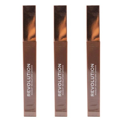 3PK Revolution IRL Whipped Matte Lip Creme 1.8ml Americano Brown Beauty Makeup