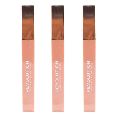3PK Revolution IRL Whipped Matte Lip Creme 1.8ml Caramel Syrup Beauty Makeup