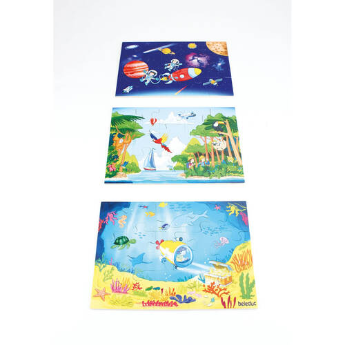 45pc Beleduc From the Deep Sea to Outer Space Floor Puzzle Kids - 3y+