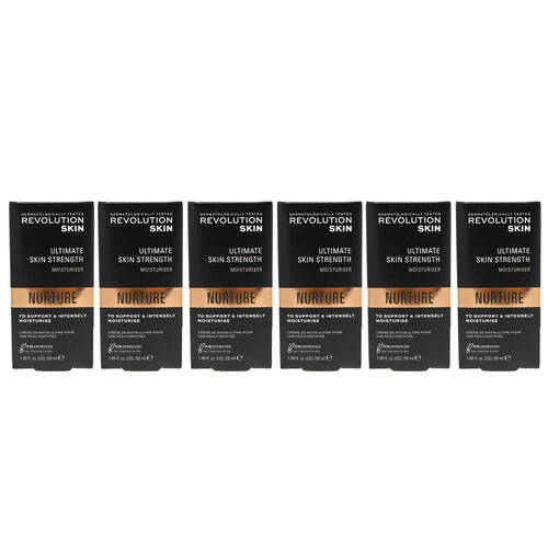 6PK Revolution Skin Moisturiser Ultimate Strength Nurture 50ml Face Cream