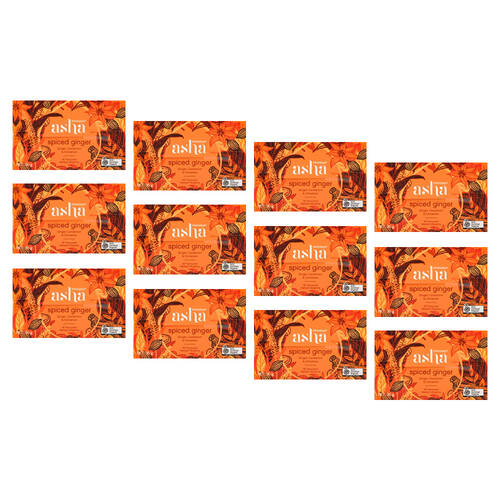 216pc Twinings 36g Asha Spiced Ginger Cardamom & Cinnamon Herbal Infusions