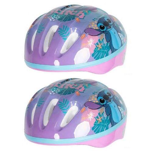2PK Lilo & Stitch Adjustable Cycling Helmet Kids/Children Safety Head Accessory
