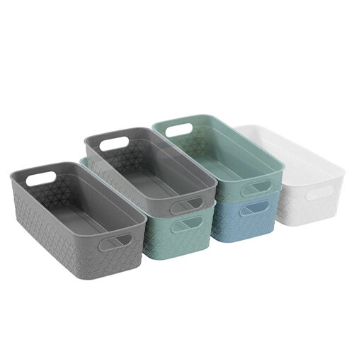 6PK Boxsweden Trinity 24.5x11cm Basket Assorted 