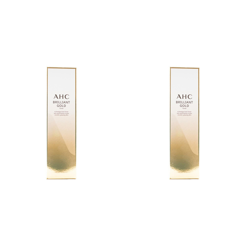 2PK AHC 140ml Brilliant Gold Toner Hydrating Skin Care