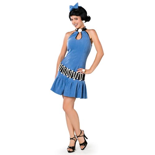 Rubies Betty Rubble Deluxe Womens Dress Up Costume - Size S