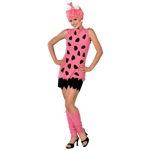 Rubies Pebbles Flintstone Deluxe Womens Dress Up Costume - Size M