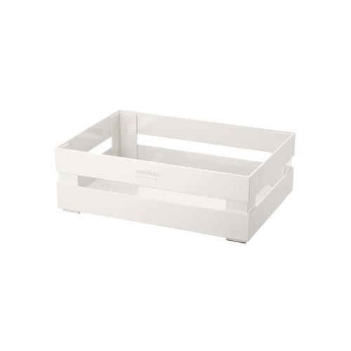 Guzzini Echo-Kitchen 30.5cm Plastic Circle Tidy & Store Box Large - White