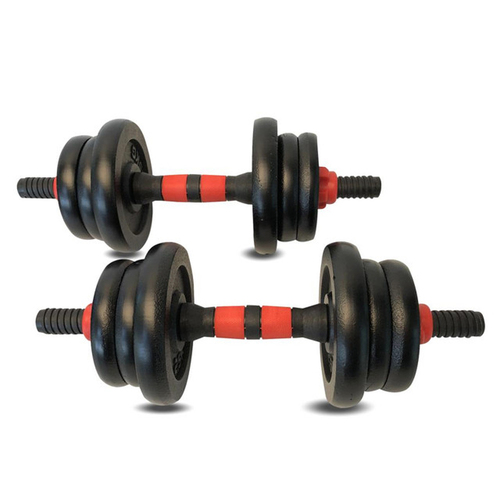 20pc Buffalo Sports 20kg 25mm Dumbell Pair With 1.25/2.5kg Plates Gym Set