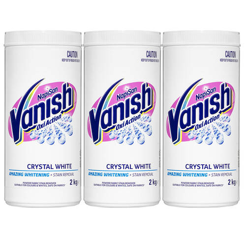 6kg NapiSan Vanish Oxi Action Crystal White Stain Remover