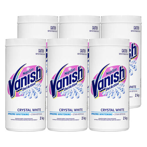 12kg NapiSan Vanish Oxi Action Crystal White Stain Remover