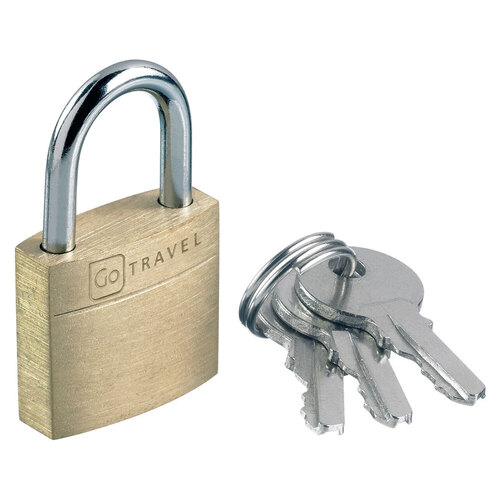Go Travel Brass Key Case Lock
