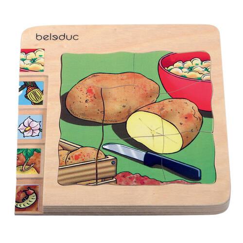 Beleduc Multilayer Puzzless Potato Educational Puzzle Kids/Children - 3y+