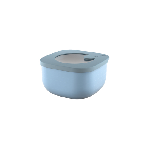 Guzzini Store & More 450ml Shallow Airtight Container - Matt Mid Blue