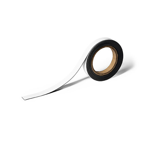 Durable Magnetic 20mmx5m Labelling Tape Roll - White