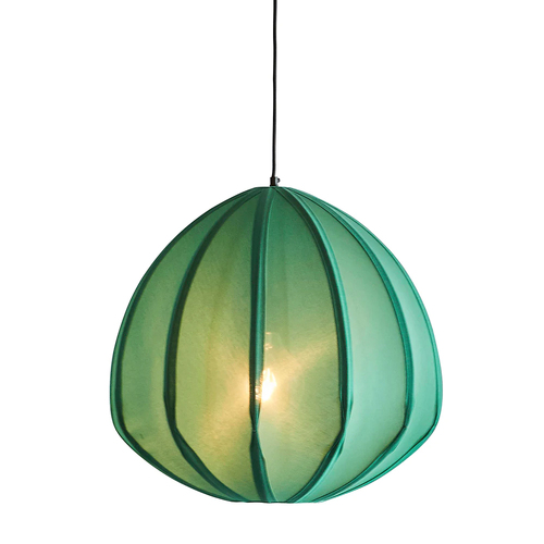Zaffero 27cm Urchin Cotton Lantern Pendant Light - Jade