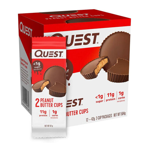 12pc Quest 42g Chocolate Covered Peanut Butter Cups