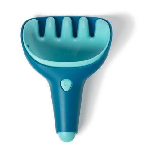 2pc Quut Beach Sand Rake And Digger Raki Childrens Toy Blue/Green 10M+