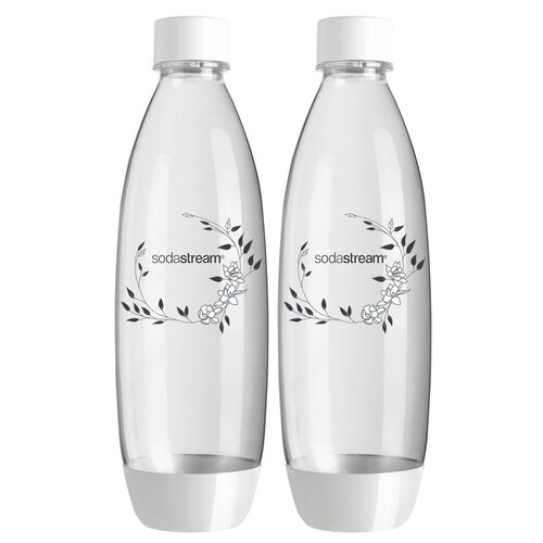 2PK Sodastream Urban Grey 1L Carbonating Bottle DWS