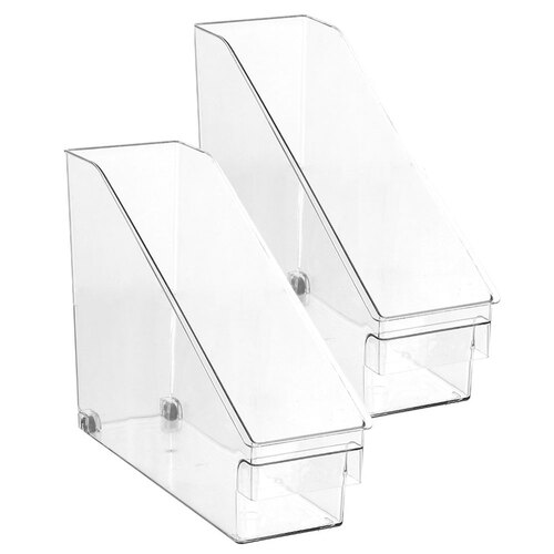 2PK Boxsweden Crystal Nest 34x25.5cm Container w/ Wheels