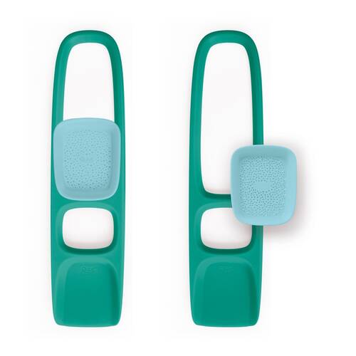 2pc Quut Scoppi Childrens Sand Shovel Sifter Beach/Sand Pit Toy Green/Blue