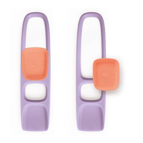 2pc Quut Scoppi Childrens Sand Shovel Sifter Beach/Sand Pit Toy Purple/Orange