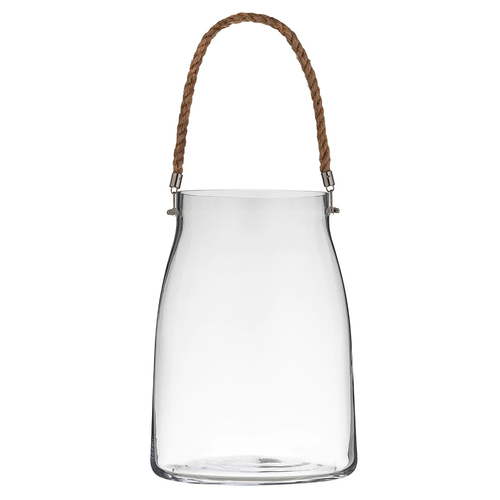 Amalfi 17L Anouk Vessel Decorative Home Decor Vase Clear/Natural