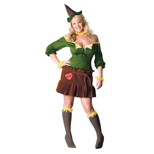 Wizard Of Oz MGM Dorothy Glinda Wicked Scarecrow Dress Up Costume - Plus Size
